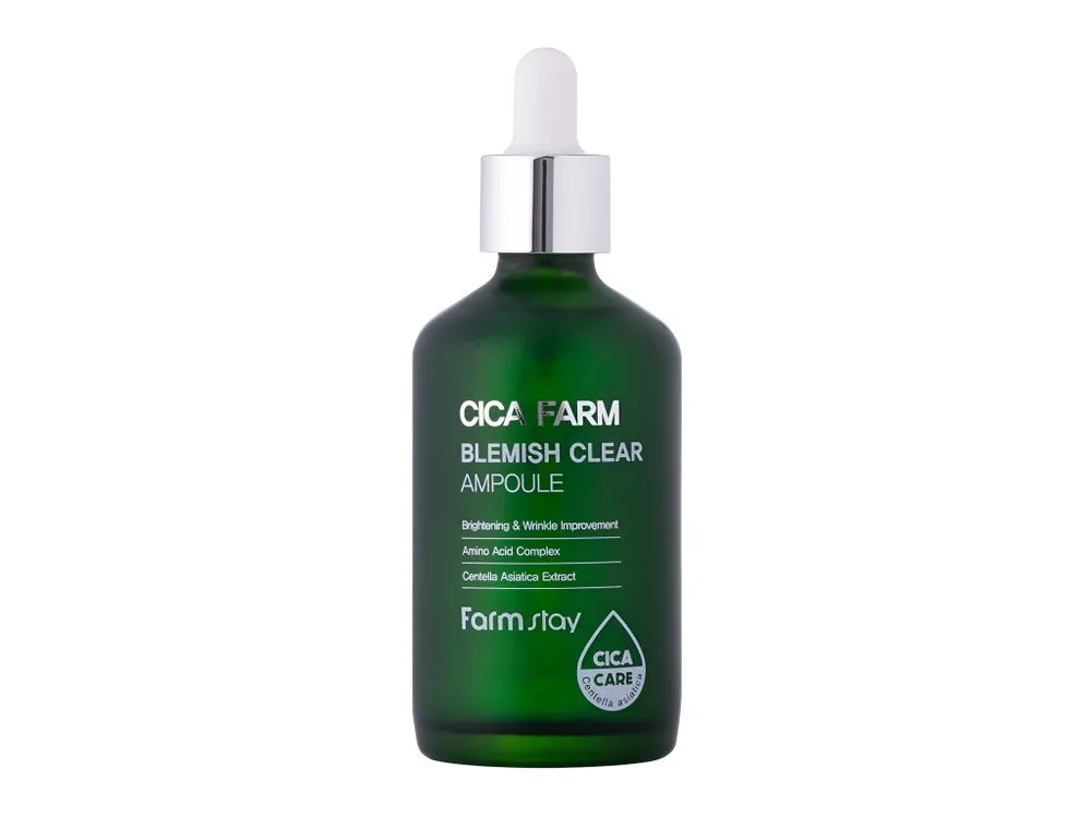 Farm Stay Cica Farm Blemish Clear ampoule - zklidňující pleťové sérum s Pupečníkem Asijským Ihned K Objednání