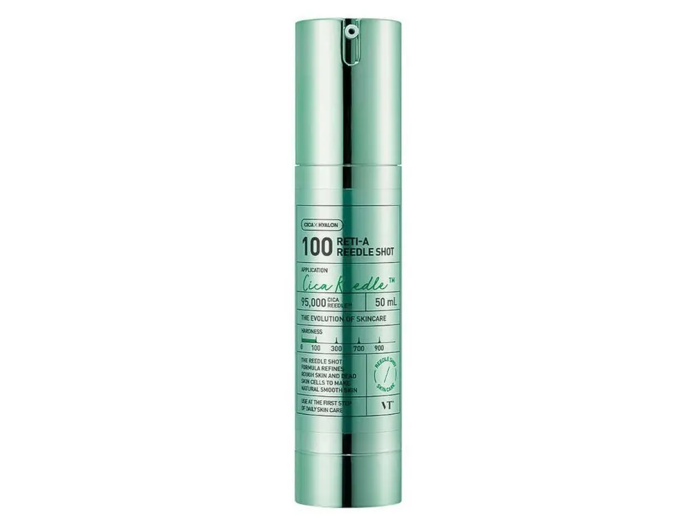 Dokud Zásoby Vydrží VT Cosmetics Reti-A Reedle Shot 100 - noční mikrojehličkové sérum s Retinolem a Bakuchiolem