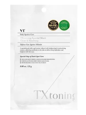 VT Cosmetics TX-Toning Special Mask - rozjasňující pleťová maska s Kyselinou Tranexamovou Bezpečná Platba