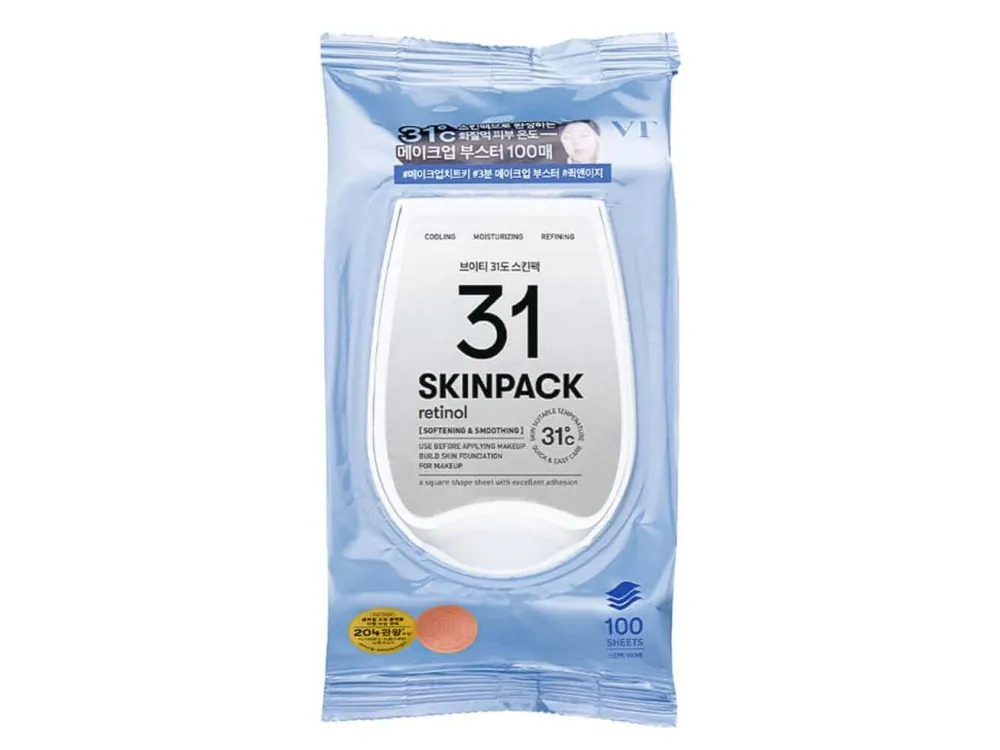 VT Cosmetics 31 Smooth Skin Pack - tonizační tampónky s Retinolem Víkendová Akce