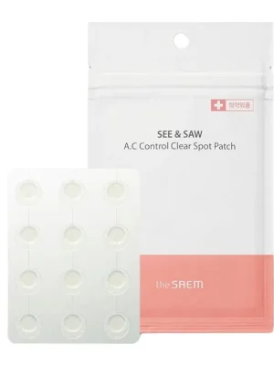 The Saem See&Saw A.C Control Clear Spot Patch - protizánětlivé náplasti na akné Rychlé Dodání
