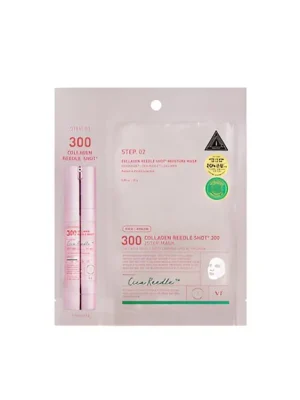 Top Prodej VT Cosmetics Collagen Reedle Shot 300 2step Mask - dvoufázová maska s mikrojehličkami a kolagenem