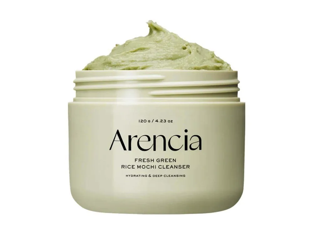 Arencia Fresh Green Rice Mochi Cleanser - zklidňující čistící gel s rýžovým práškem Sezónní Sleva