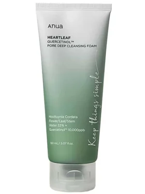 Top Prodej Anua Heartleaf Quercetinol Pore Deep Cleansing Foam - čistící pěna pro pleť s ucpanými póry