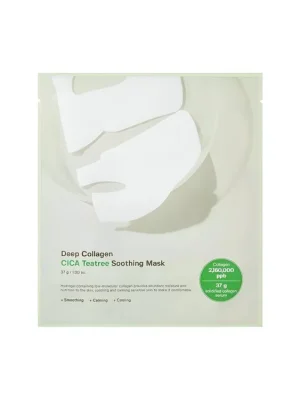 Cenový Hit Sungboon Editor Deep Collagen Cica Teatree Soothing Mask - zklidňující hydrogelová maska s Kolagenem