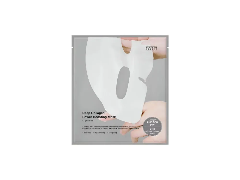 Sezónní Sleva Sungboon Editor Deep Collagen Power Boosting Mask - hydrogelová zpevňující maska s kolagenem