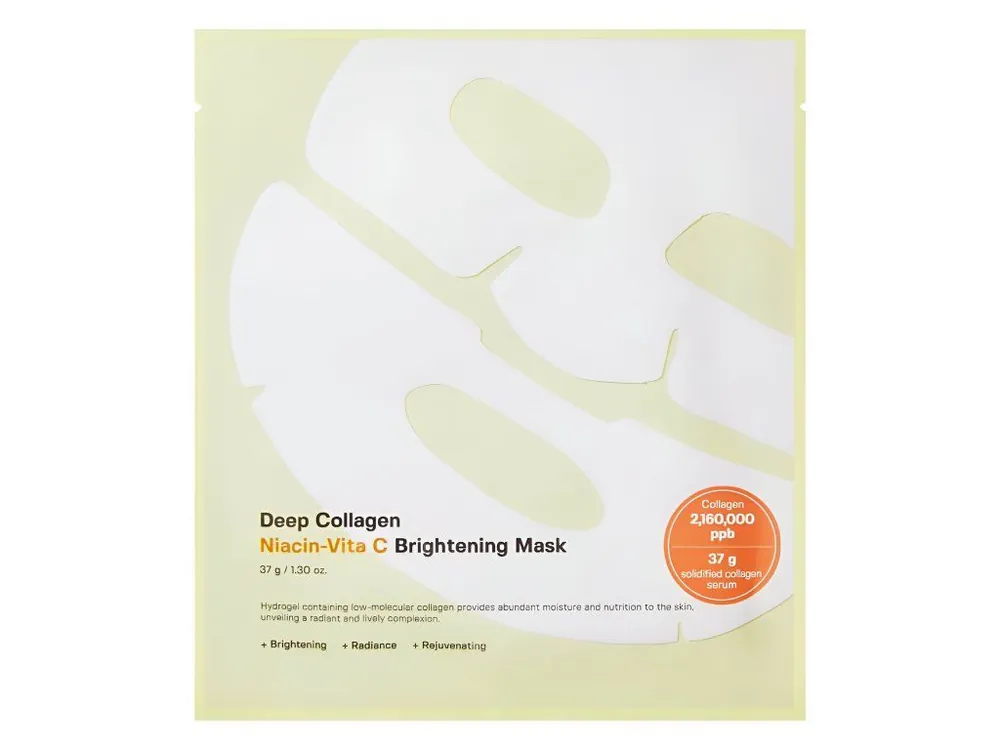 Must-Have Sungboon Editor Deep Collagen Niacin Vita C Brightening Mask - rozjasňující hydrogelová maska s Niaciamidem