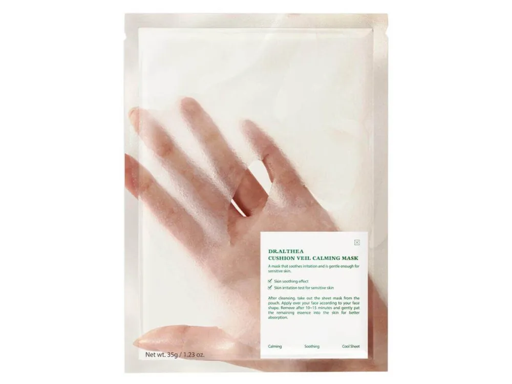 Cenová Bomba Dr. Althea Cushion Veil Calming Mask - zklidňující pleťová maska s Pupečníkem Asijským