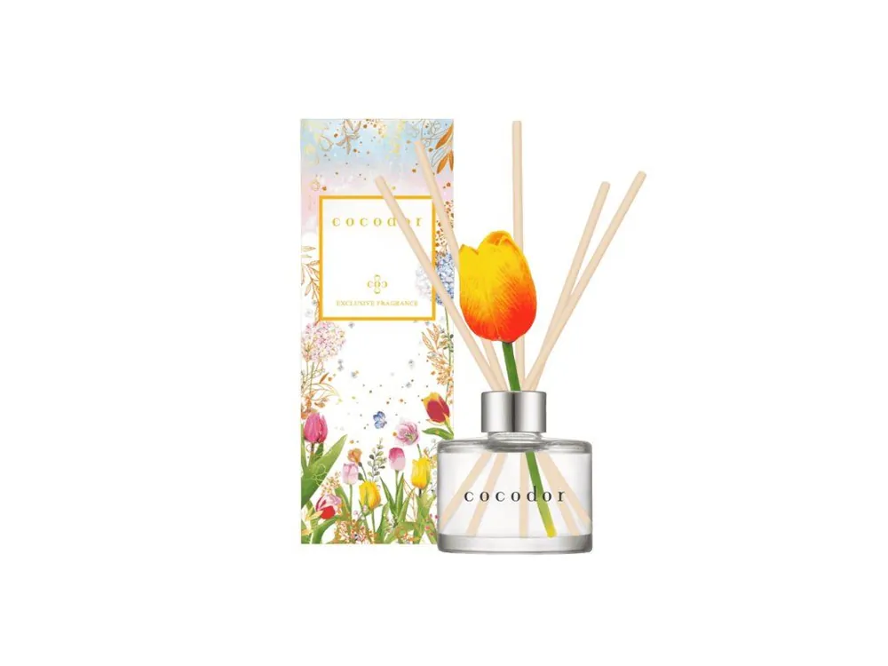 Omezená Nabídka Cocodor Tulip Flower Diffuser Vanila&Sandalwood - difuzér s vůní Vanilka&Santalové dřevo