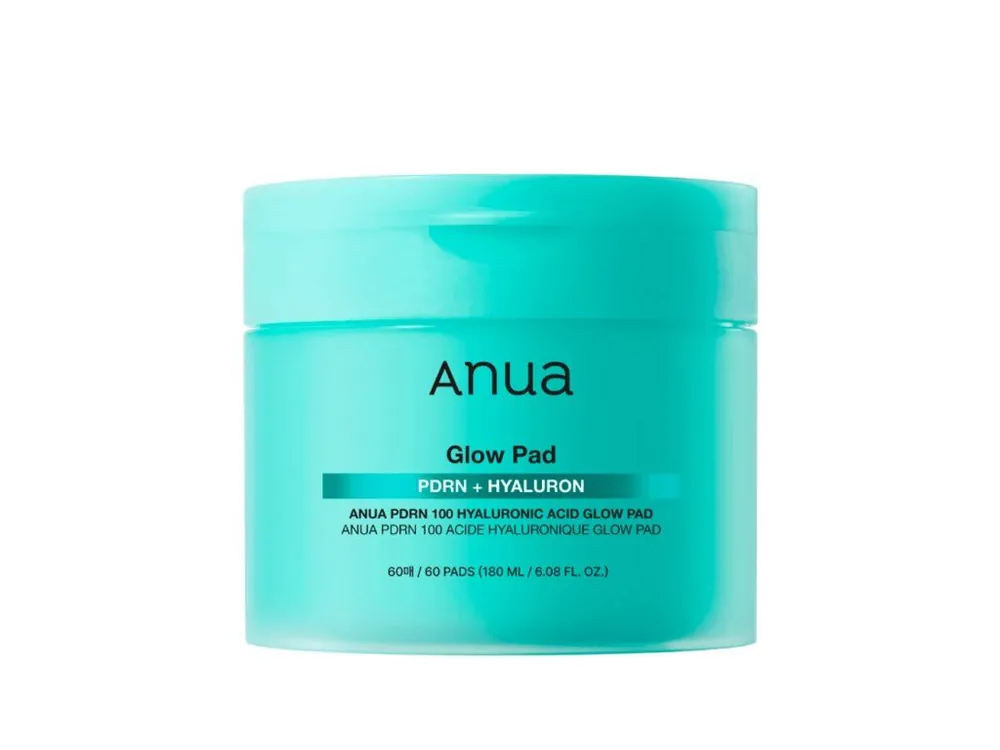 Anua PDRN 100 Hyaluronic Acid Glow Pad - rozjasňující hydratační tampónky s PDRN Nejprodávanější