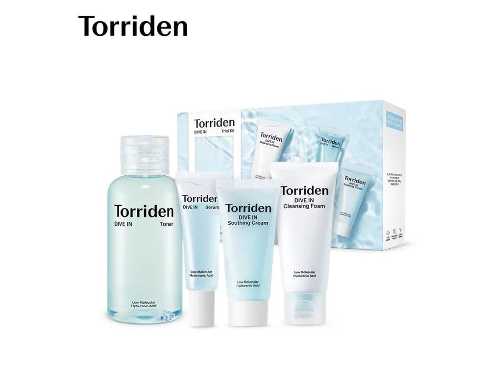 Torriden Dive In Trial Kit - sada miniatur hydratačních produktů Výprodej