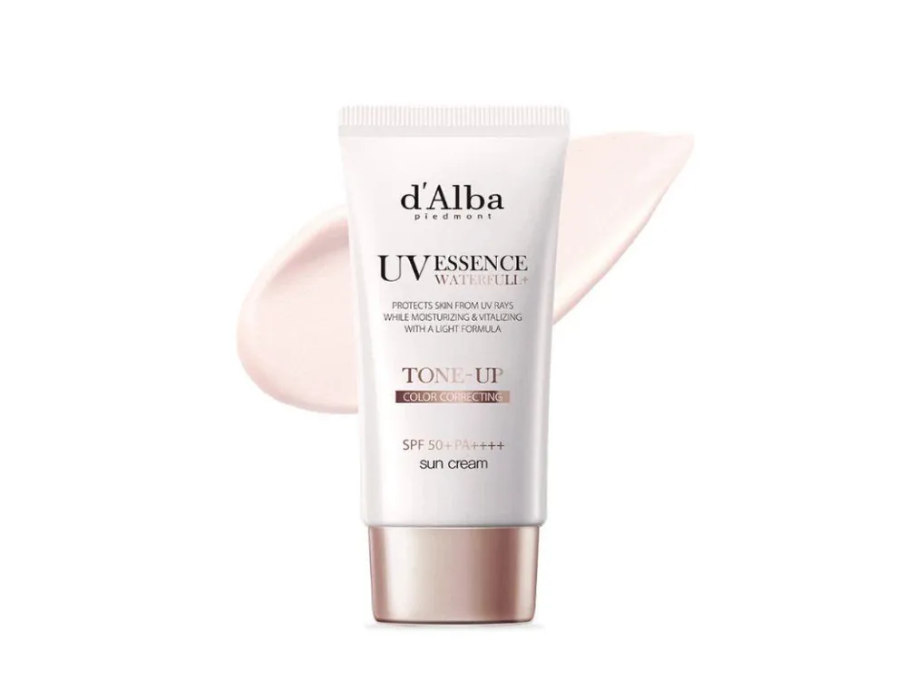 Autentický d´Alba Waterfull Tone-Up Sun Cream SPF50+/PA++++ - jemně tónovací krém s ochranným faktorem