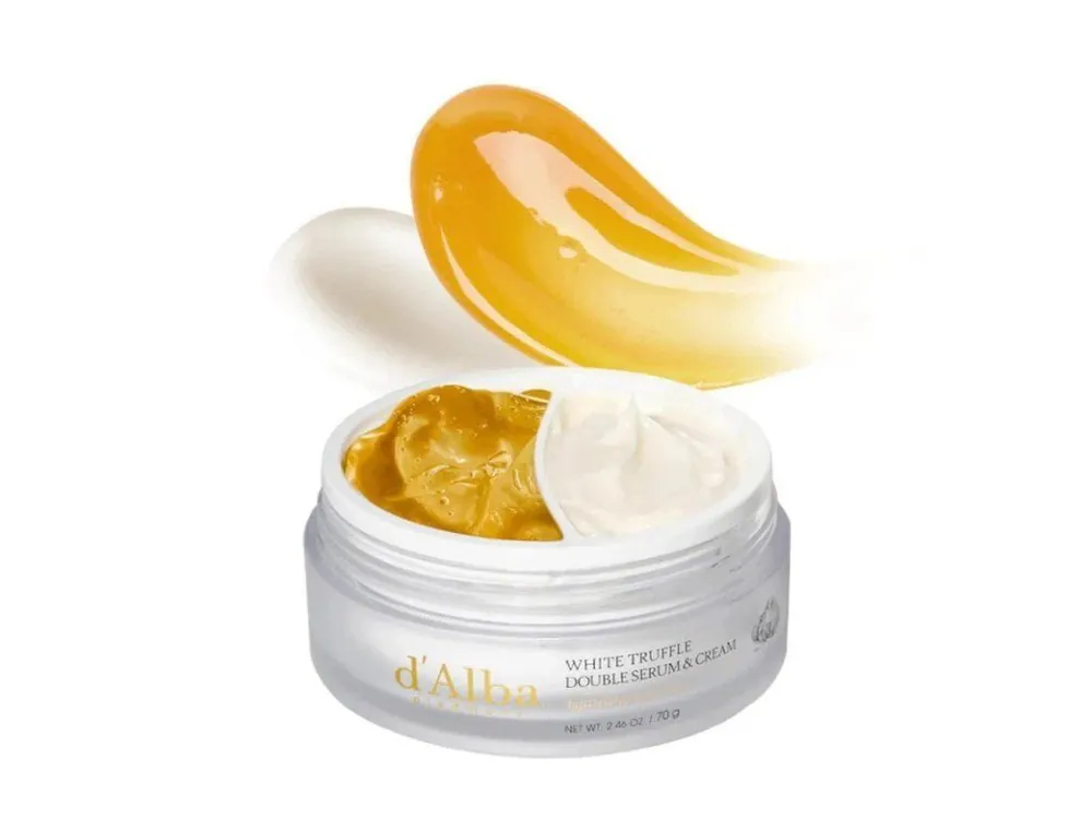 Nová Kolekce d´Alba White Truffle Double Serum & Cream - sérum a krém s Bílým lanýžem 2V1