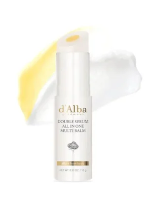 d´Alba Double serum all in one multi balm - multifukční sérum s Bílým lanýžem v tyčince Expresní Doručení