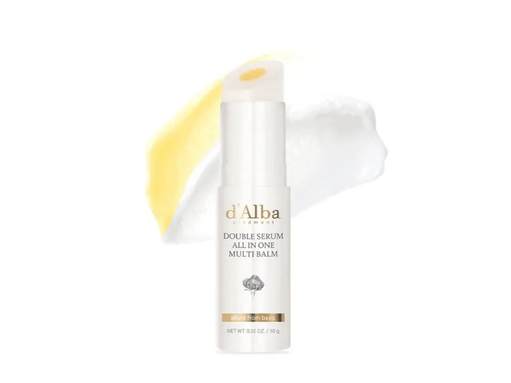 d´Alba Double serum all in one multi balm - multifukční sérum s Bílým lanýžem v tyčince Expresní Doručení