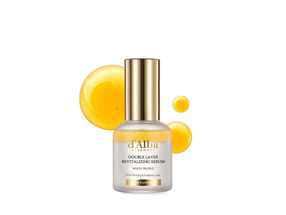 Novinka d´Alba Double Layer Revitalizing serum - duální revitalizační sérum s Bílým lanýžem