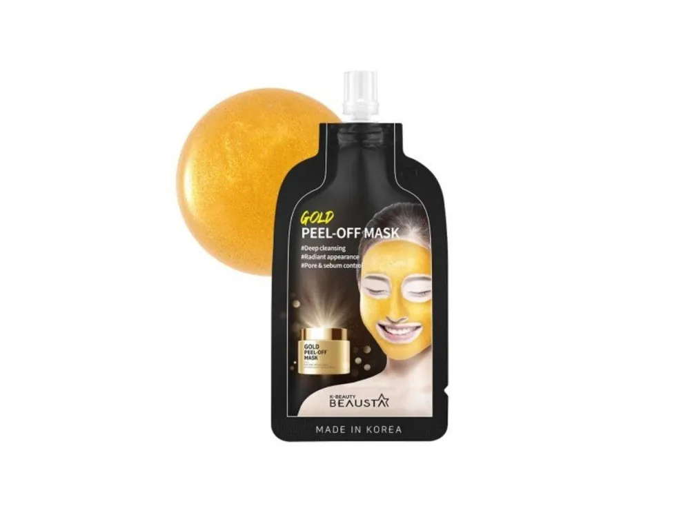 Beausta Gold Peel Off Mask - čistící pleťová maska s 24K zlatem Akční Nabídka
