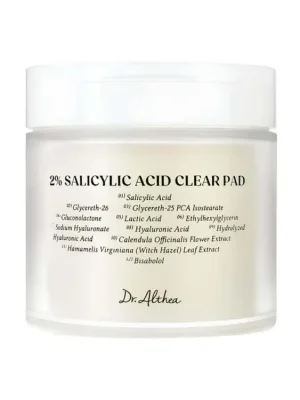 Dr. Althea 2%Salicylic Acid Clear pad - čisticí tamponky s kyselinou salicylovou Akční Cena