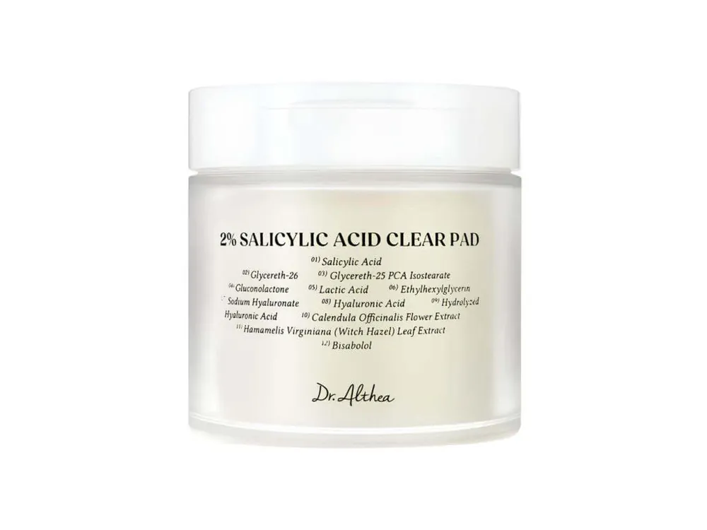 Dr. Althea 2%Salicylic Acid Clear pad - čisticí tamponky s kyselinou salicylovou Akční Cena
