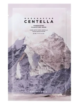 SKIN1004 Madagascar Centella Poremizing Clarifying Mask - zklidňující plátýnková maska zmenšující póry Víkendová Akce