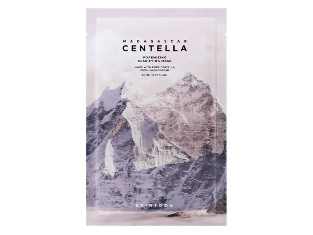 SKIN1004 Madagascar Centella Poremizing Clarifying Mask - zklidňující plátýnková maska zmenšující póry Víkendová Akce