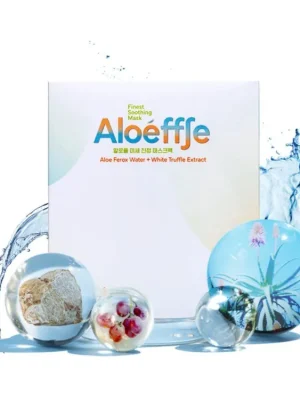 Autentický The White-K Aloeffle finest soothing mask - regenerační plátýnková maska s Aloe Vera