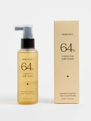 Rebecoco Golden Drip 64K Tonic - posilující vlasové tonikum s 24kartátovým zlatem Cenový Hit