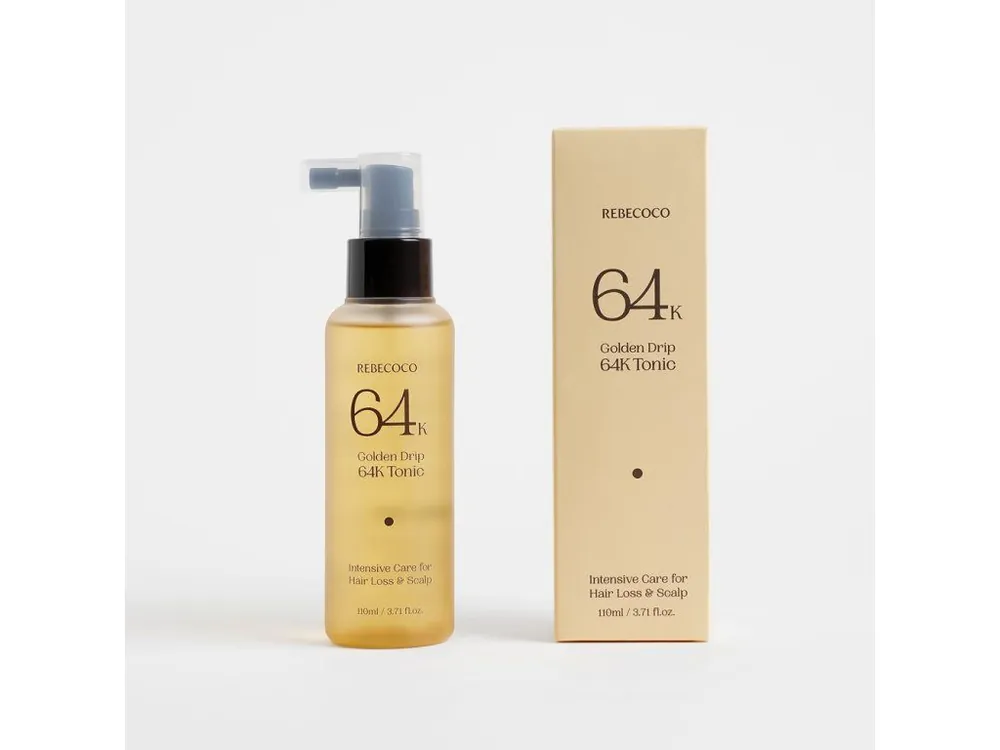 Rebecoco Golden Drip 64K Tonic - posilující vlasové tonikum s 24kartátovým zlatem Cenový Hit