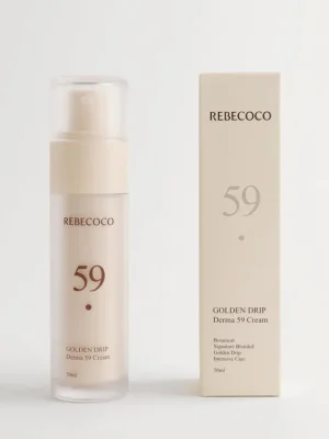 Zlevněný Rebecoco Golden Drip Derma 59 Cream - vyživující krém posilující kožní bariéru