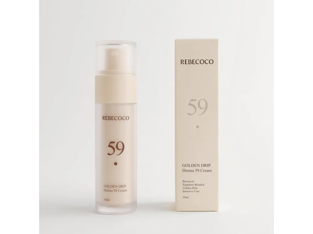 Zlevněný Rebecoco Golden Drip Derma 59 Cream - vyživující krém posilující kožní bariéru