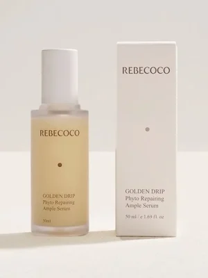 Rebecoco Golden Drip Phyto Repairing Ample serum - posilující pleťová ampule s Peptidy Oblíbený