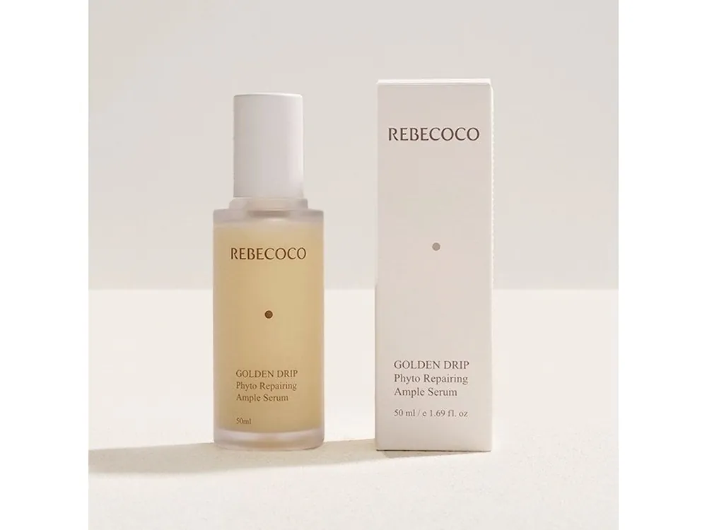 Rebecoco Golden Drip Phyto Repairing Ample serum - posilující pleťová ampule s Peptidy Oblíbený