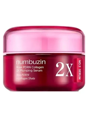 Vysoce Kvalitní Numbuzin No.2 Rose PDRN Collagen 2X Plumping Serum - Intenzivní sérum s PDRN a mikrojehličkami
