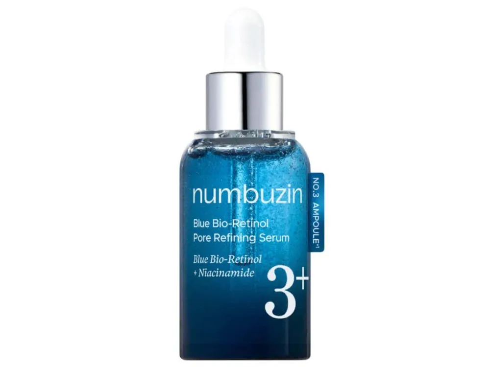 Numbuzin No.3 Blue Bio-Retinol Pore Refining Serum - Sérum pro zúžení pórů s bio-retinolem Odeslání Ihned