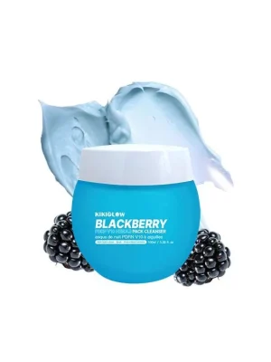 Nová Kolekce KikiGlow Blackberry PDRN V10 Neddle Shot Pack cleanser - multifunkční čisticí pěna s mikrojehličkama