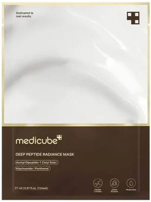 Medicube Deep Peptide Radiance Mask - rozjasňující krémová maska s Peptidy Doprava Zdarma