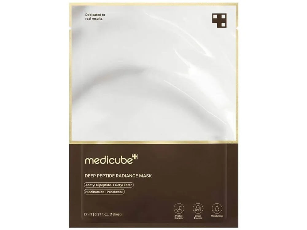 Medicube Deep Peptide Radiance Mask - rozjasňující krémová maska s Peptidy Doprava Zdarma