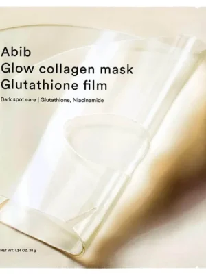 Abib Glow Collagen Mask Glutathione Film - rozjasňující hydrogelová maska s Glutathionem Horká Nabídka