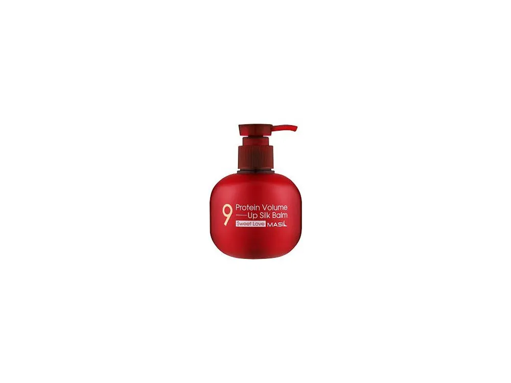 Cenová Bomba Masil 9 Protein Volume Up Silk Balm Sweet Love - lehký bezoplachový balzám na vlasy