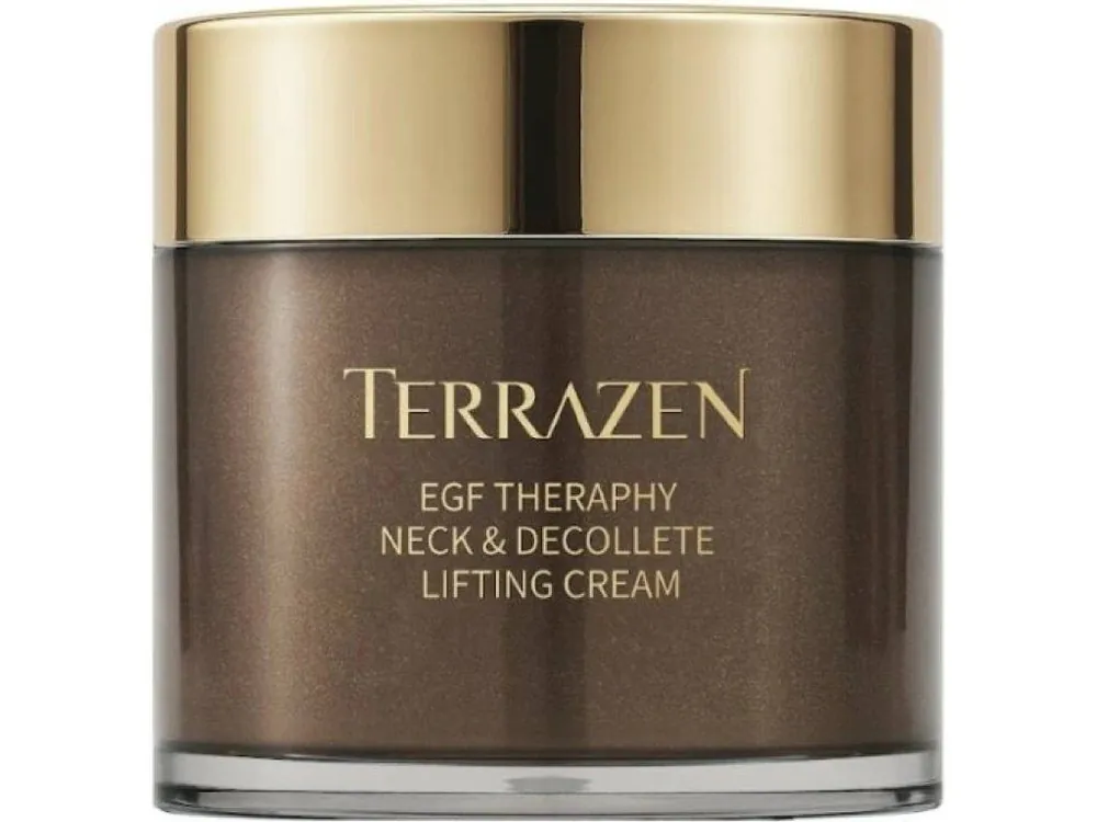 Terrazen EGF Therapy Neck&Decollete Lifting cream - Intenzivní liftingový krém na krk a dekolt Levný