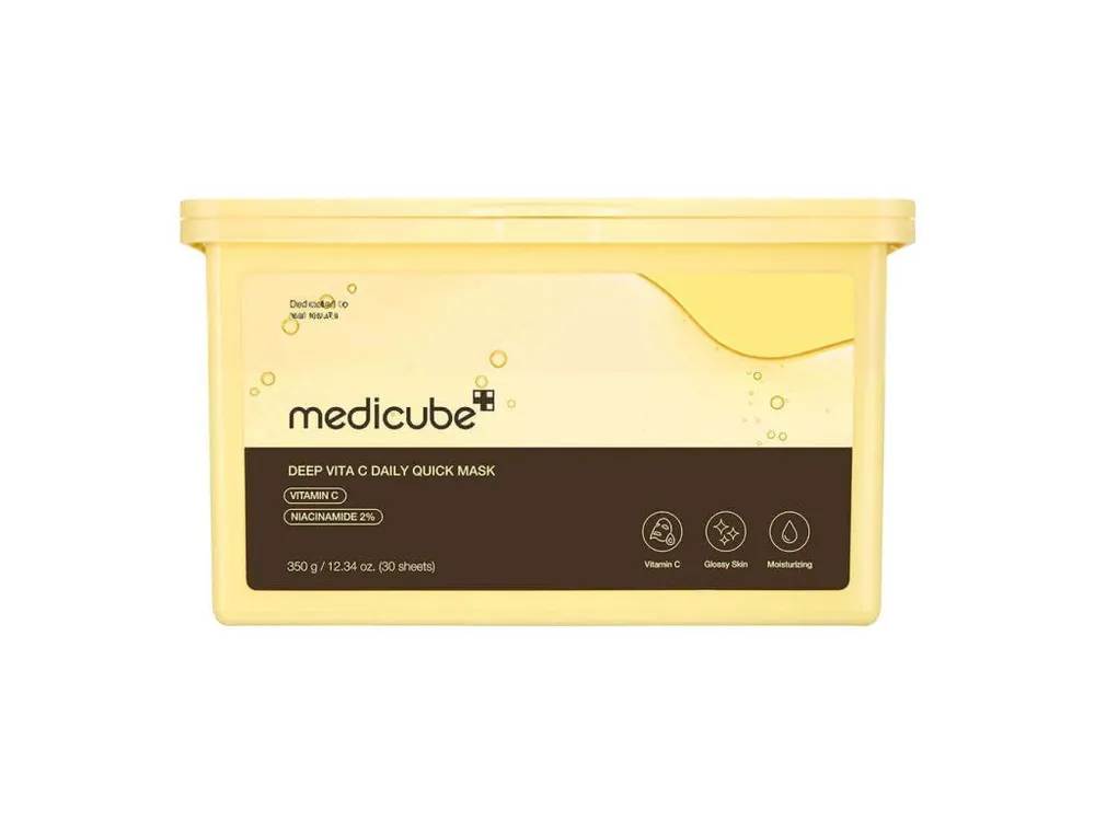 Ověřený Medicube Deep Vita C Daily Quick Mask - rozjasňující plátýnkové masky s vitamínem C