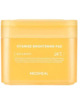 Mediheal Vitamide Brightening Pad - rozjasňující tonizační tampónky s vitamíny Akční Nabídka
