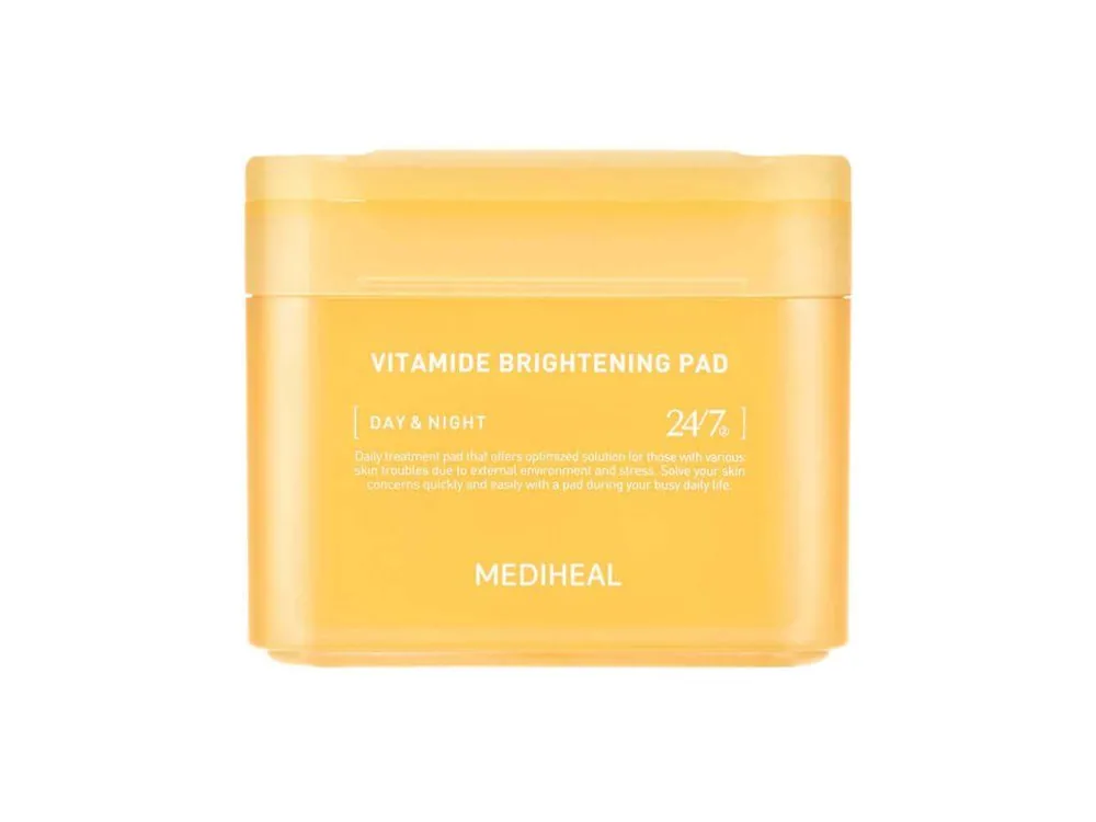 Mediheal Vitamide Brightening Pad - rozjasňující tonizační tampónky s vitamíny Akční Nabídka