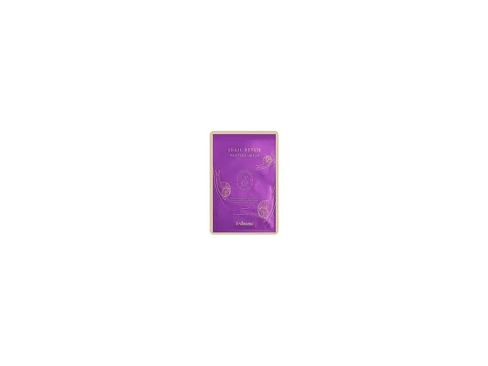 Eshumi Snail Repair Peptide Mask - regenerační plátýnková maska s Peptidy a šnečím mucinem Nízká Cena