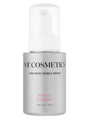 Novinka VT Cosmetics Retinol Collagen Pink Micro Bubble Serum - Mikrobublinkové sérum s Retinolem a Kolagenem