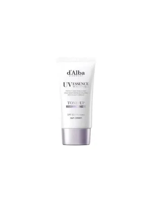 Víkendová Akce d´Alba Waterfull UV Essence Tone Up Sun Cream#Purple# SPF50+/PA++++ - Jemně tónovací krém s fialovým odstínem a ochranným faktorem