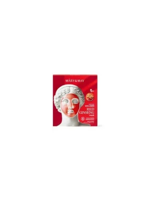 Mary&May Vegan Collagen Red Ginseng mask - Revitalizační hydrogelová maska s extraktem z Ženšenu Tovární Cena