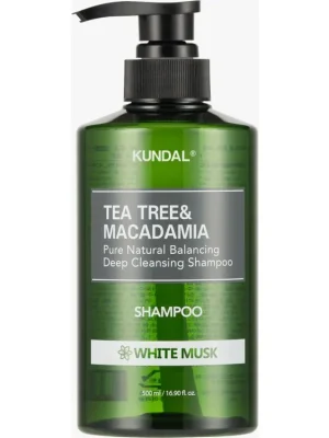 Kundal Tea Tree&Macadamia Shampoo White Musk - Hloubkově čistící šampon s Tea Tree Bezpečná Platba