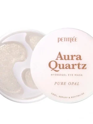 Finální Výprodej Petitfee Aura Quartz Hydrogel Eye Mask Pure Opal - chladivé hydrogelové náplasti s extraktem z Perel