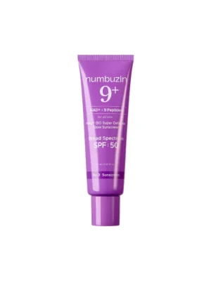 Numbuzin 9+NAD Peptides Dewy Sun Essence SPF50+/PA++++ - Rozjasňující ochranná essence s Peptidy Ihned K Objednání